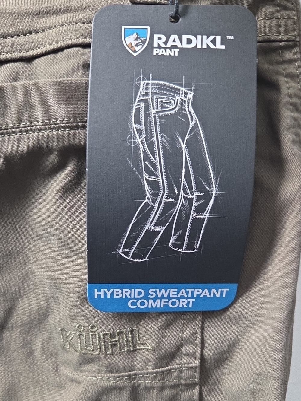 Kuhl Radikl Men's Pants In Burnt Olive Klassik NWT 36x30 - Picture 7 of 13